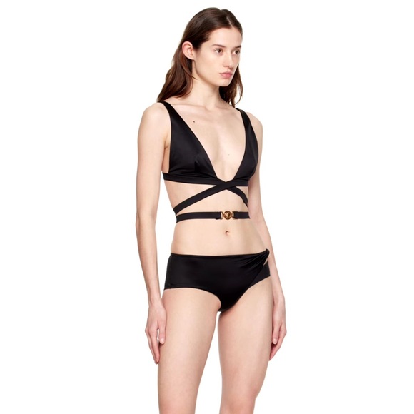 New Versace💯 Authentic 
Versace Logo-Plaque Swim Bikini Top - Picture 8 of 13